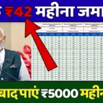Atal Pension Yojana: सिर्फ ₹42 महीना जमा करें, 60 साल बाद पाएं ₹5000 पेंशन, ऐसे करें Apply