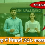 CG Mandi Upnirikshak Bharti 2026 – ग्रेजुएट पास के लिए 200 पदों पर भर्ती!