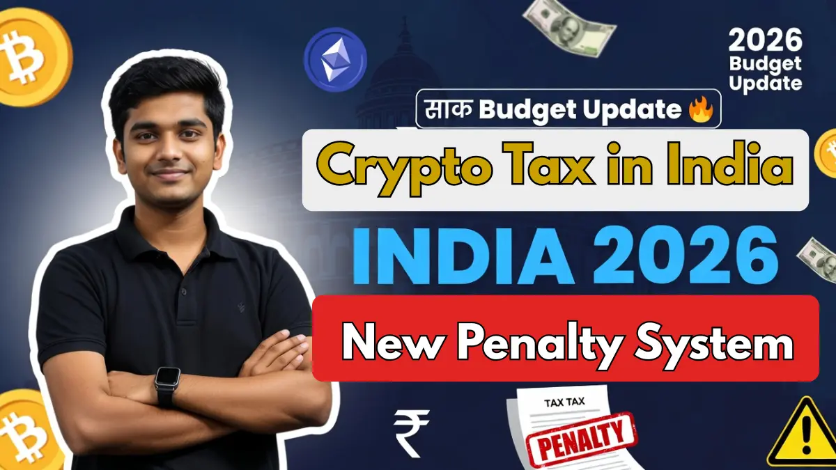Crypto Tax in India: 30% टैक्स, 1% TDS और नया Penalty System — हर Investor को यह जानना जरूरी है
